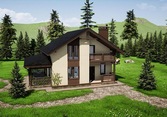 Проект дома «Прованс»